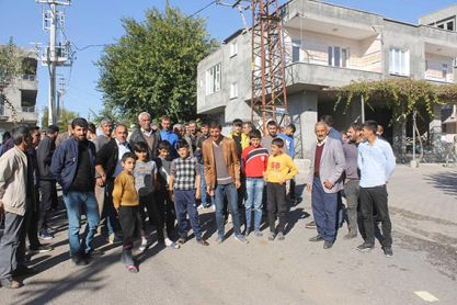 Bismil'de DEDAŞ Protesto edildi