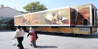 Çanakkale Savaşları Mobil Müzesi, ziyaretçilerini ağırlıyor
