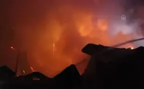 (Video) Bayburt'ta feci yangın