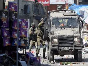 Nablus'ta İsrail askerleri ile Filistinliler arasında çatışma