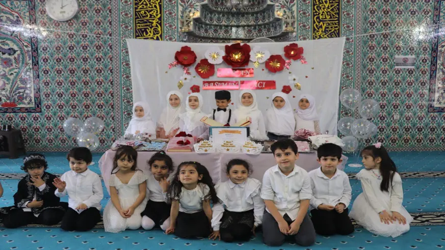 Siirt’te 4-6 yaş arası öğrencilerin Kur'an-ı Kerim’e geçişi için tören yapıldı