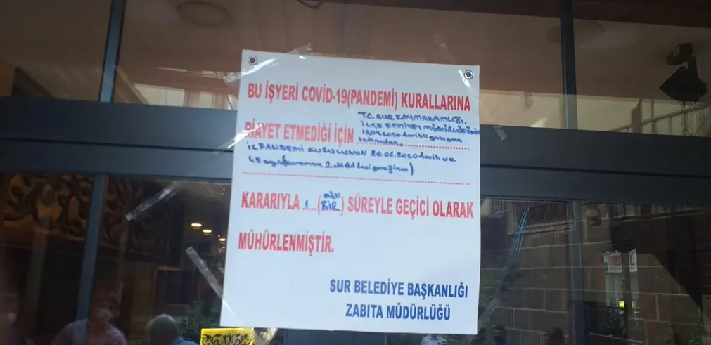 İki işyerine virüs kapaması