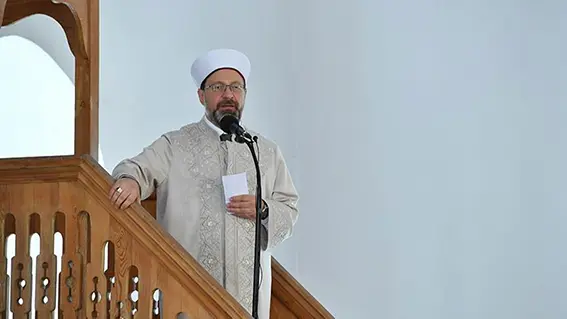 Diyanet İşleri Başkanı Erbaş, Şırnak'ta hutbe irat etti