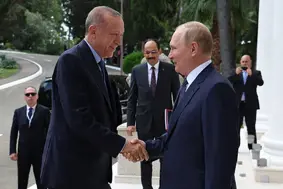 Cumhurbaşkanı Erdoğan, Rusya Devlet Başkanı Putin ile bir araya geldi