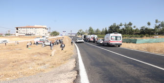 Diyarbakır'da araç takla attı 5 kişi yaralandı