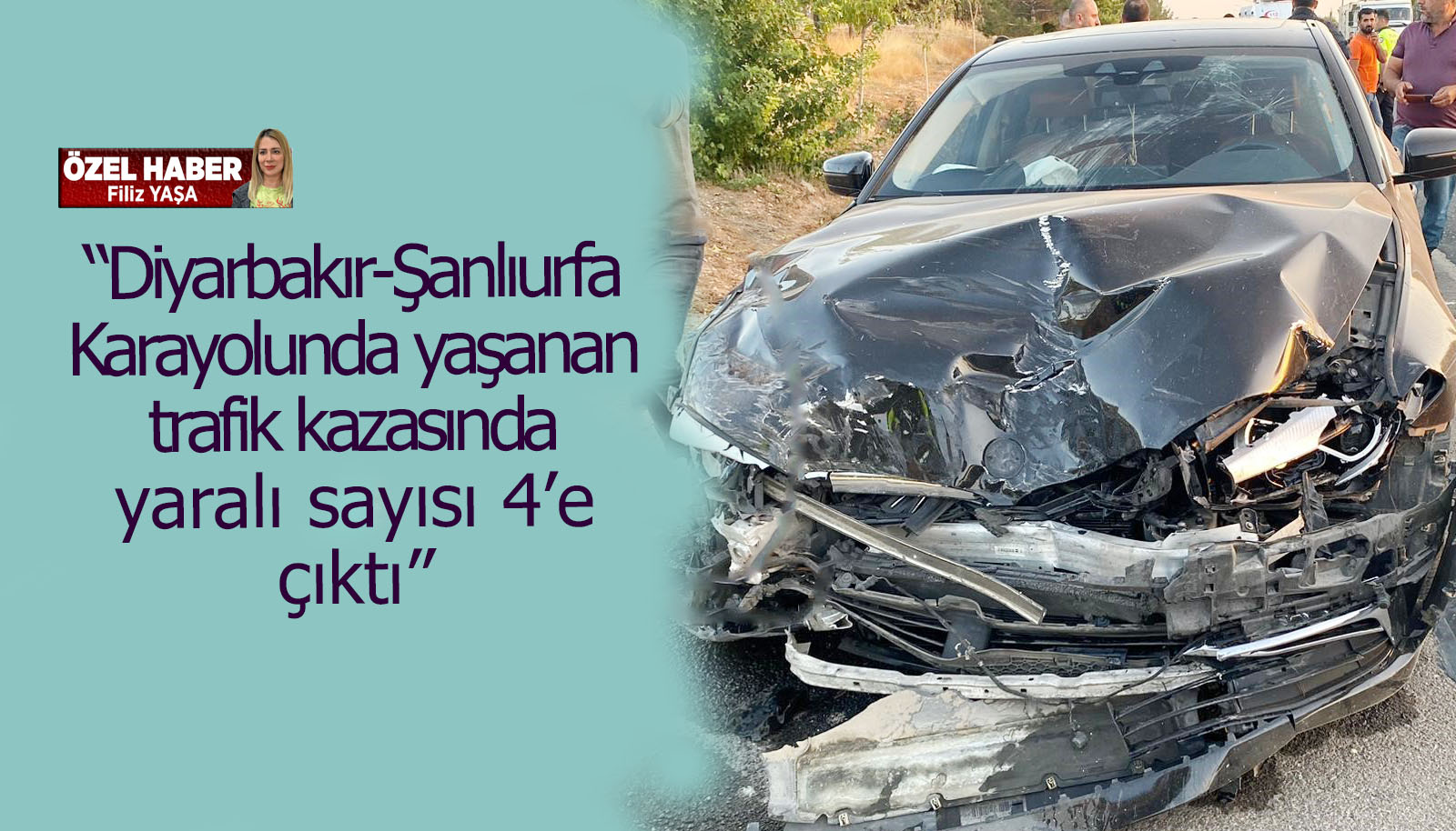Diyarbakır-Şanlıurfa zincirleme kaza: 4 yaralı 