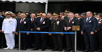 Şehit polis Ermiş için tören düzenlendi