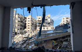 Gazze'nin kuzeyindeki tahribat görüntülendi 