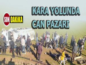 Kara yolunda can pazarı, çok sayıda yaralı var!