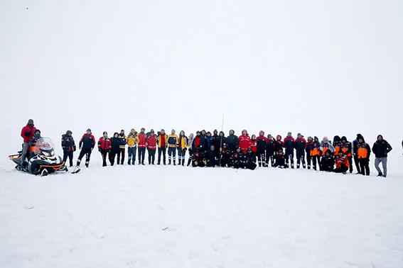 3 bin rakımda çığ tatbikatı