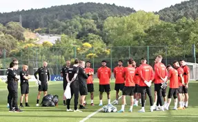 A Milli Futbol Takımı, Letonya maçının hazırlıklarına başladı