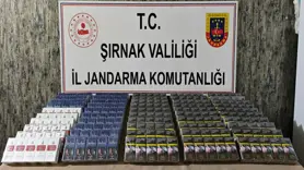 Şırnak'ta jandarma ekipleri 6 milyon 200 bin TL'lik kaçakçılığı önlendi