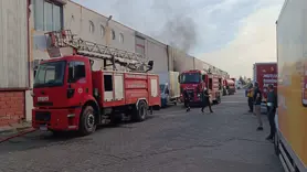 Mardin'de İmalat fabrikasının deposunda çıkan yangın söndürüldü