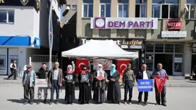 Muş'ta DEM Parti binası önünde eylem yapan aile sayısı 47'ye yükseldi