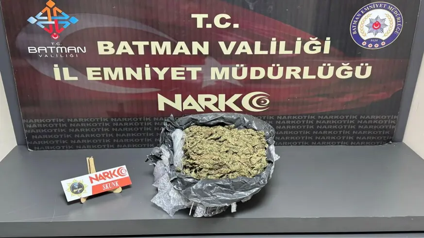 Batman'da evde uyuşturucu operasyona 1 tutuklama