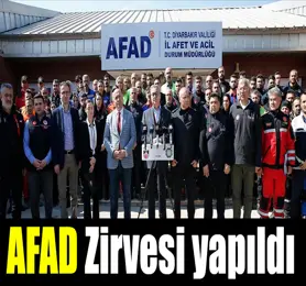 AFAD Zirvesi yapıldı 