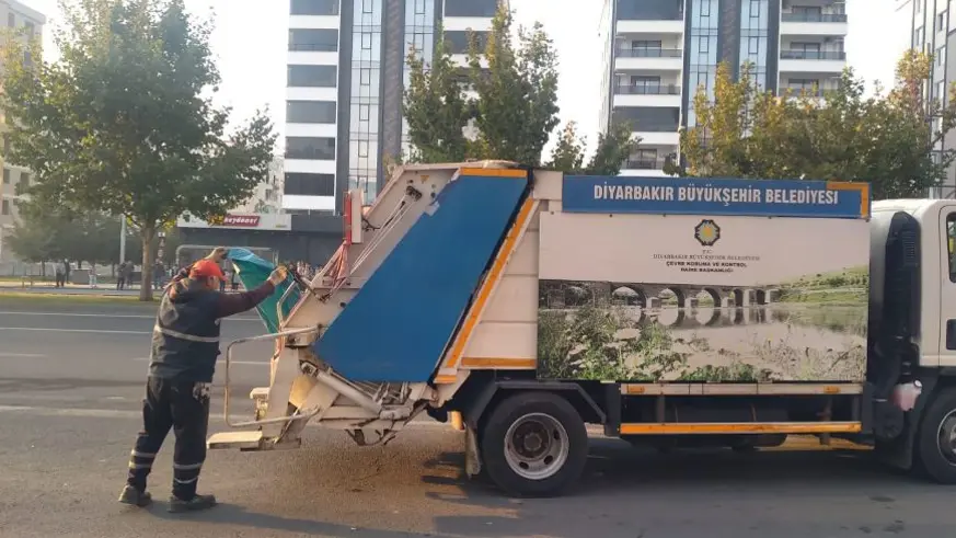 Diyarbakır’da çöp toplama saatleri güncellendi