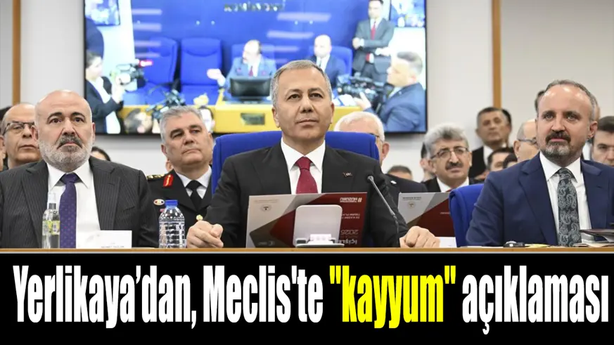 Bakan Ali Yerlikaya’dan gergin anların yaşandığı Meclis'te 