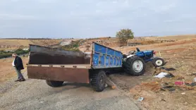 Adıyaman’da traktör devrildi: 1'i ağır 6 yaralı