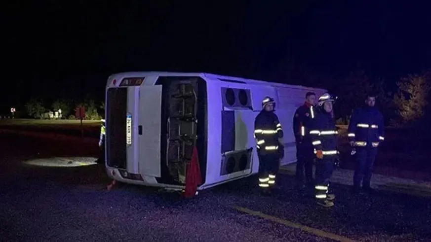 Kastamonu'da devrilen midibüsteki 1 kişi öldü, 23 kişi yaralandı