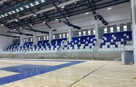 FİBA standartlarında spor salonu tamamlandı