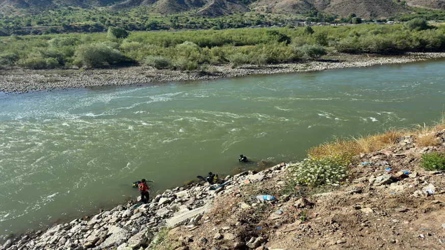 Murat Nehrinde kaybolan çocuğu arama çalışmaları 6'ncı gününde
