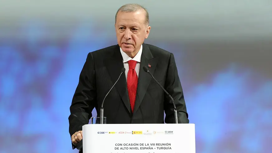 Cumhurbaşkanı Erdoğan, İspanya'da resmi törenle karşılandı