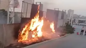 Mall of İstanbul AVM'nin otoparkında korkutan yangın