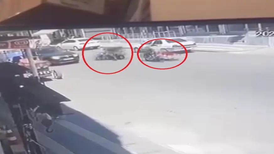 Diyarbakır'da motor kazası; 3 yaralı 