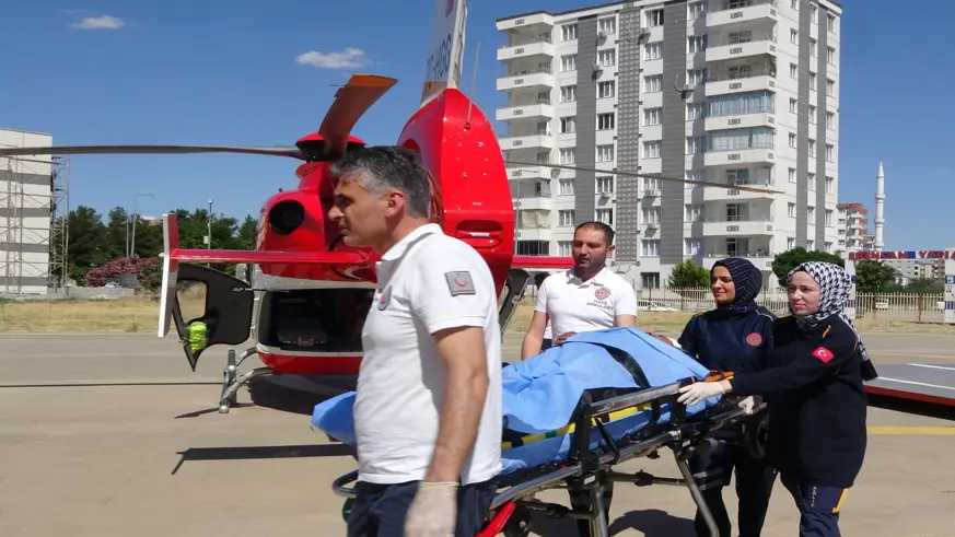 Diyarbakır'da attan düşen şahıs başından yaralandı