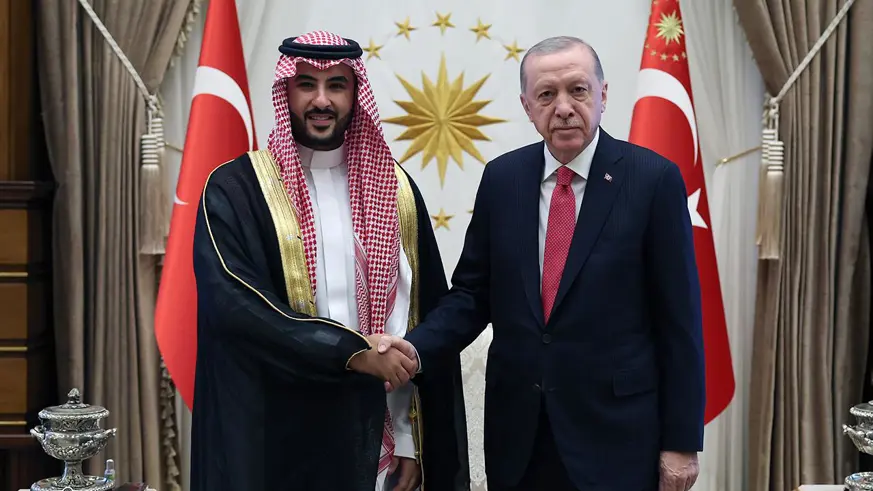Cumhurbaşkanı Erdoğan, bin Selman'ı kabul etti