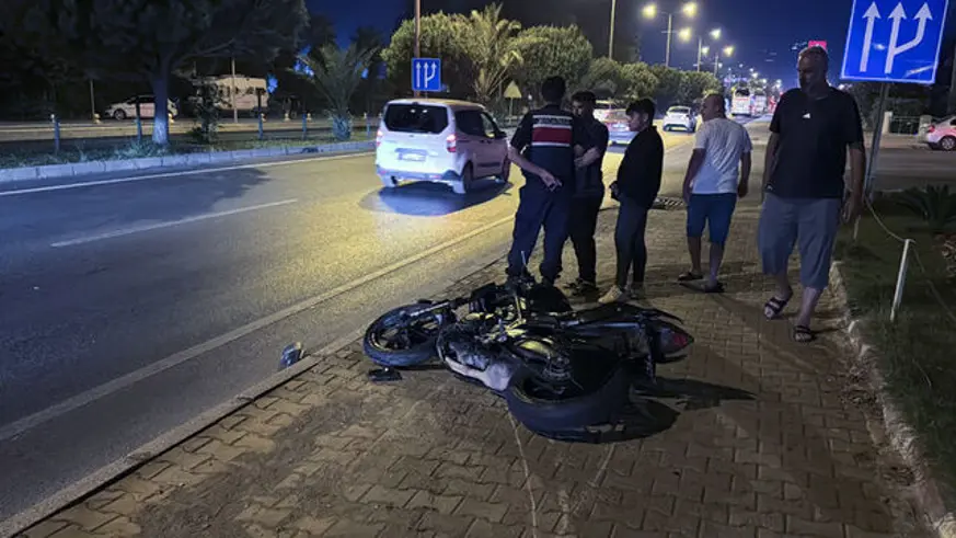 Motosikletin çarptığı Ukrayna uyruklu yaya öldü