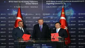 Cumhurbaşkanı Recep Tayyip Erdoğan, BYD Yönetim Kurulunu kabul etti! İmzalar atıldı