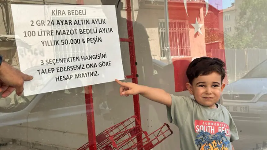 Elazığ'da şaşkına çeviren kiralık iş yeri ilanı; Kiracılara altın, para ve benzin seçeneği...