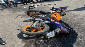 Adıyaman’da, otomobil ile motosiklet çarpıştı: 1 yaralı