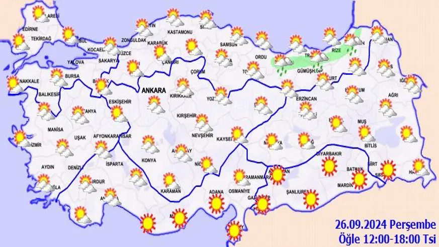 Meteoroloji açıkladı! Hava sıcaklıkları artıyor, Diyarbakır, Şanlıurfa, Siirtt...