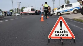 Yayaya çarpmamak için manevra yapan motosikletli hayatını kaybetti