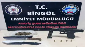 Bingöl’de ruhsatsız tabanca ele geçirildi