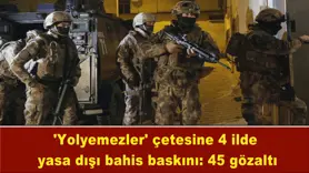 'Yolyemezler' çetesine 4 ilde yasa dışı bahis baskını