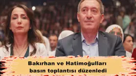 Bakırhan ve Hatimoğulları  basın toplantısı düzenledi