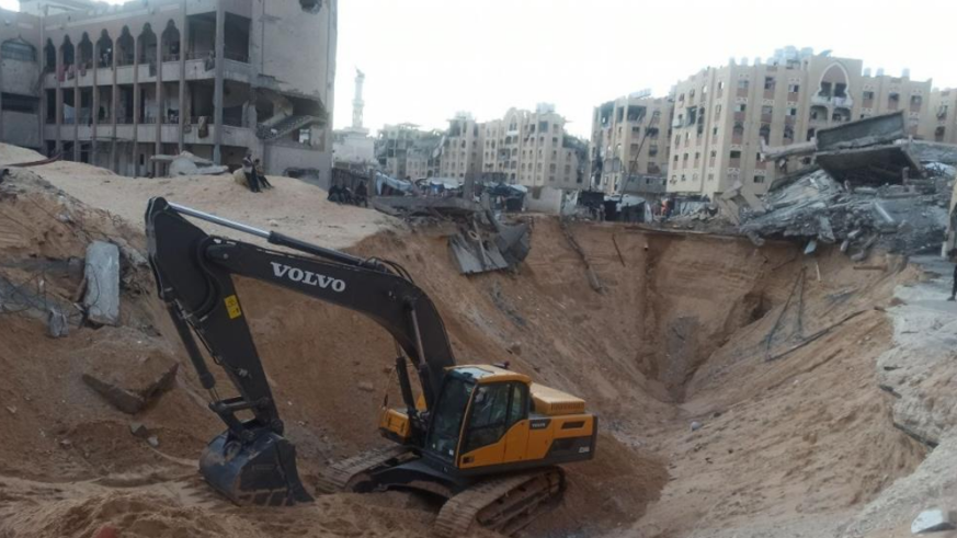 Gazze'de yıkıntılar altında kaybolan esirler aranıyor