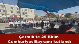 Çermik'te 29 Ekim Cumhuriyet Bayramı kutlandı