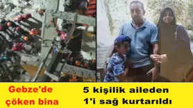 5 kişilik aileden  1'i sağ kurtarıldı