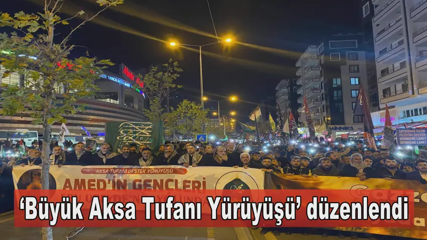 ‘Büyük Aksa Tufanı Yürüyüşü’ düzenlendi