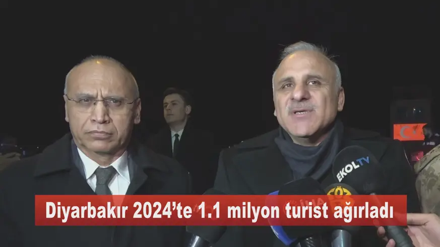 Diyarbakır 2024’te 1.1 milyon turist ağırladı