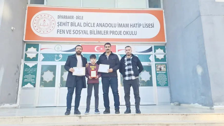 Ezan okumada İl birincisi oldu!