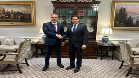 ABD'li mevkidaşı ile bir araya geldi