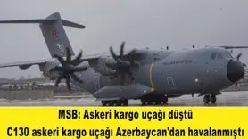 MSB: Askeri kargo uçağı düştü