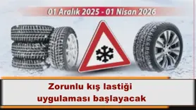 Zorunlu kış lastiği  uygulaması başlayacak