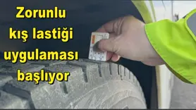 Zorunlu  kış lastiği  uygulaması  başlıyor
